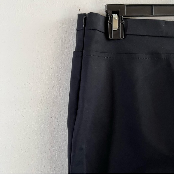 Akris Punto Pants Franca Techno Cotton Pants in Black High Rise Sz US 10 EUC - Picture 11 of 16